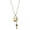 Bronze&Black, variant on Openable Heart Padlock Necklace With key For Men Women Long Beaded Chain 26''-Bronze