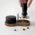 thumbnail image 3 of 51/53/58MM Walnut Wood Coffee Tamper Mat Station Stand Coffee Powder Base Tamper Storage Pad Filter Screen Holder Coffee Tools, 3 of 5
