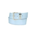 thumbnail image 2 of Women Fashion Belt Hip Waist Shiny Silver Faux Leather Gold Metal Buckle Plus Size, 2 of 9