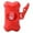 Rouge, variante sur TIELUTT Distributeur de Sacs à Crottes en Forme d'Os pour Animaux de Compagnie, Distributeur Portable de Crottes de Chien, Bac à Crottes de Chien, Litière pour Chat, Contrôle des Odeurs, Cage Serrée avec Séparateur, Organisateurs et Rangement pour Nourriture pour Animaux