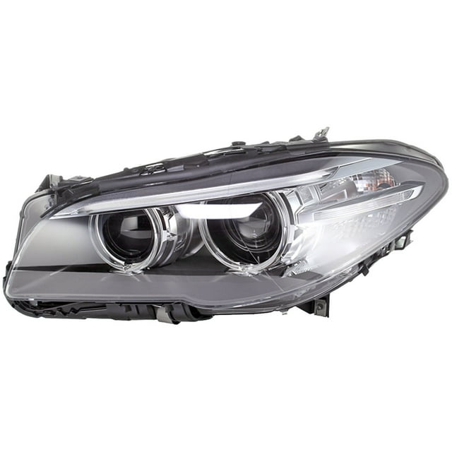 HELLA 011087951 BMW 5 (F10, F11) Driver Side Headlight Assembly, Multi