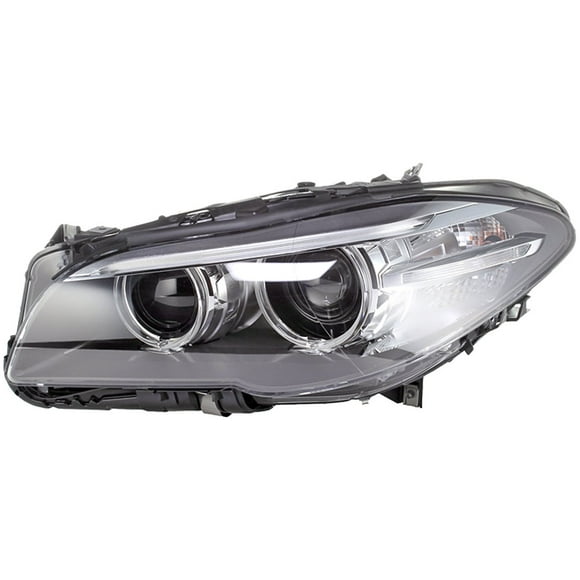 HELLA 011087961 BMW 5 (F10, F11) Passenger Side Headlight Assembly, Multi