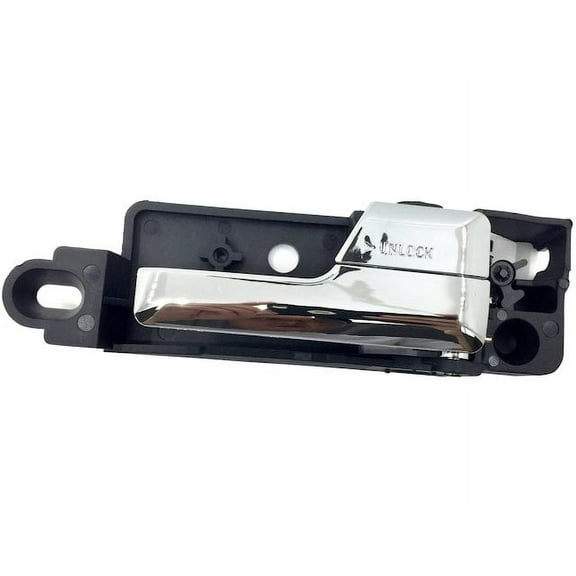 Rear Right Passenger Side Chrome Interior Door Handle - Compatible with 2006 - 2012 Ford Fusion 2007 2008 2009 2010 2011