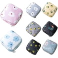 thumbnail image 1 of Bolsa para almohadillas menstruales, bolsa para servilletas con cremallera para mujer, bolsa para servilletas, copa menstrual, 4 Uds., 1 of 5