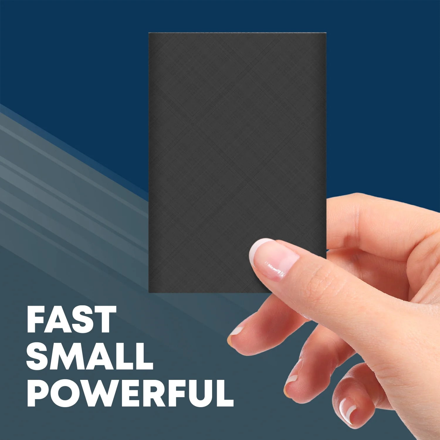 5000mAh Multi-Port Slim and Fast Power Bank Battery Pack Portable Charger - Black
