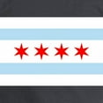 thumbnail image 3 of CafePress - Chicago Flag Long Sleeve T Shirt - Long Sleeve Dark T-Shirt, 3 of 4