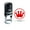 Red Ink, variant on CROWN DESIGN Round Self Inking Kids Teacher Stamp Personalized Custom Shiny 20mm Rubber Mini Stamp