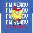 thumbnail image 3 of SpongeBob SquarePants - Ready For Baseball - Toddler And Youth Short Sleeve Graphic T-Shirt, 3 of 6