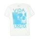 thumbnail image 1 of Camiseta gráfica Ecko Unltd Neon Vida Skull Hombre Blanca Mediana, 1 of 1