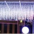 thumbnail image 3 of Halloween Decorations Clearance Sale  5x0.8m 216LED Icicle Light Extendable CurtainString Light Christmas Ligh, 3 of 6