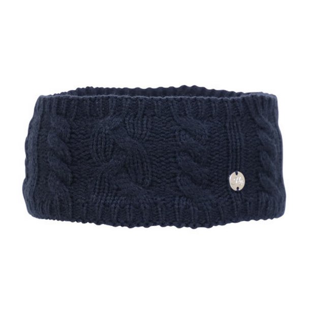 Hy - Cinta del Pelo Melrose de Punto Trenzado para Adultos Unisex (Marino)