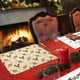 thumbnail image 5 of Mantel individual navideño con astas variadas Árbol de Navidad de algodón y lino, mantel individual de tela lavable, 5 of 5