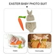 thumbnail image 2 of 1 Set Newborn Photography Prop Easter Photo Outfits Rabbit Costume for Photo Shoot, 2 of 2