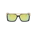 thumbnail image 1 of Jumpingount Gafas de sol, accesorio de Metal para mujer, gafas con montura cuadrada, suministros para ojos, gafas de alta definición, accesorios para Lentes dorado-plateado Jumpingount AP008871-05, 1 of 6