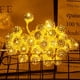 thumbnail image 1 of Cadena de luces LED con forma de bola redonda de hierro hueco, decoración navideña para patio marroquí, cadena de luces con batería solar, caja de luces, 1 of 5
