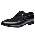 thumbnail image 2 of Handshe Men's Business Formal Soft-Sole Leather Shoes - Soft Slip-On Design with Breathable Cushioning for Summer Casual Office Wear,Plus Size, 2 of 9