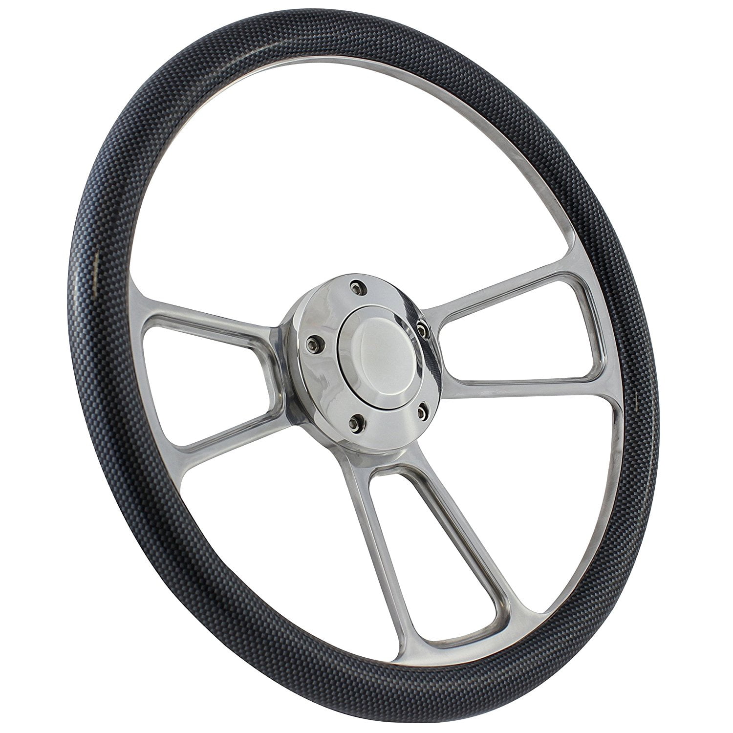 7577 FORD Bronco Fullsize Steering Wheel Kit 14" Polished Muscle