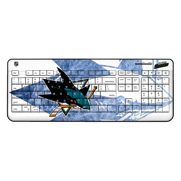 San Jose Sharks Ice Tilt Wireless Keyboard