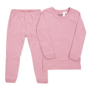 Coccoli Tencel Modal Pyjamas - As Soft As Bamboo - Silver Pink (24 Months, 27-30 lbs)