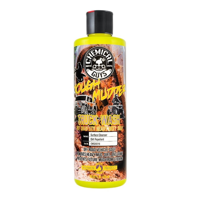 Jabón de Lavado Chemical Guys Tough Mudder Espumante 473 ml con Aroma a Limón