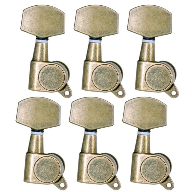 Billuyoard 6 piezas clavijas de afinación perilla de afinación ajuste de instrumento de música manija de ajuste guitarras botón de clavija piezas de Artesanía Tipo 3 Billuyoard HA060612-03
