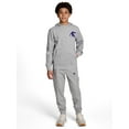thumbnail image 5 of AND1 Boy's Athletic Graphic Fleece Hoodie, Sizes 4-18, 5 of 6