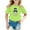 Z3-Mint Green, variant on Shirts for Girls 10-12 Girls Cute Graphic Print Round Neck Short Sleeve Tee Summer Casual T Shirt GN1, 9-10 Years