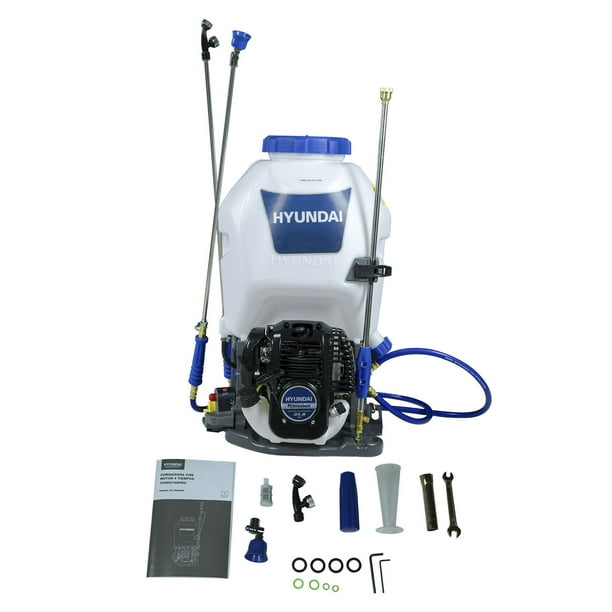 Fumigadora C/Motor Profesional Hyundai TURBO768PRO 25 Litros Doble Varilla y Lanza de Bronce