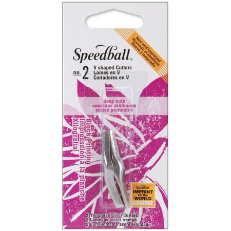 Speedball Linoleum Cutter, No. 2 V-Shaped Gouge