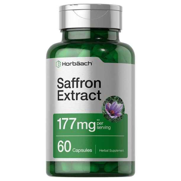 Saffron Extract Capsules 177 mg 60 Count by Horbaach