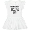 thumbnail image 3 of Inktastic North Carolina Awesome Since 1789 Girls Baby Dress, 3 of 5