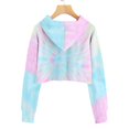 thumbnail image 2 of Aayomet Kids Crop Tops Girls Hoodies Cute Plaid Long Sleeve Fashion Sweatshirts (Multicolour, 13-14 Years), 2 of 4