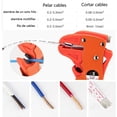 thumbnail image 2 of Pelacables Automático,Pelacables Profesional Rápida Acción,Pelado y Corte Rápido,Herramienta 2 En 1 Ajustable Para Cables Eléctricos Y Alicates Autoajustables Punta Águila (Rojo), 2 of 5