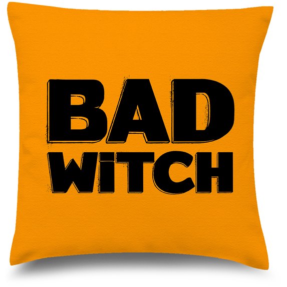 Awkward Styles Halloween Decorative Pillow Covers Bad Witch Throw Cushion Case