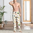 thumbnail image 5 of Uemuo Sushi and Rolls Pattern Men's Wide Leg Palazzo Lounge Pants with Pockets Light Weight Loose Comfy Casual Pajama Pants-, 5 of 9