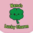 thumbnail image 4 of Inktastic Nana's Lucky Charm Boys or Girls Baby Bib, 4 of 4
