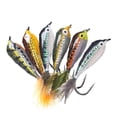 thumbnail image 2 of Fly Fishing Fishing Pike Perch with Feather Set Fly Fishing Trout Flies - 6pcs Mix, 2 of 8