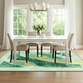 thumbnail image 4 of Ultrug Abstract Area Rug Soft Rugs Non-Slip Indoor Carpet for Bedroom Living Room Home Decor,5'x8',Green, 4 of 7