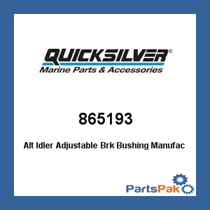 Adjustable Bushings - Mercury - Mercruiser 865193 Mercury Quicksilver 865193 Alt Idler Adjustable Brk Bushing-
