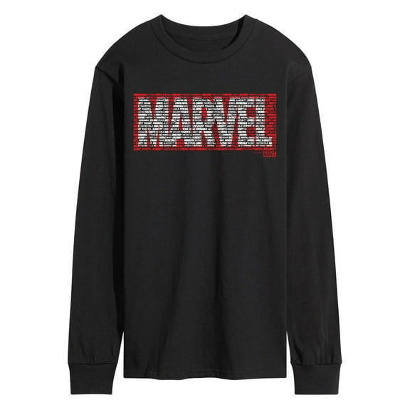 Marvel - Logo Word Fill - Men's Long Sleeve Graphic T-Shirt