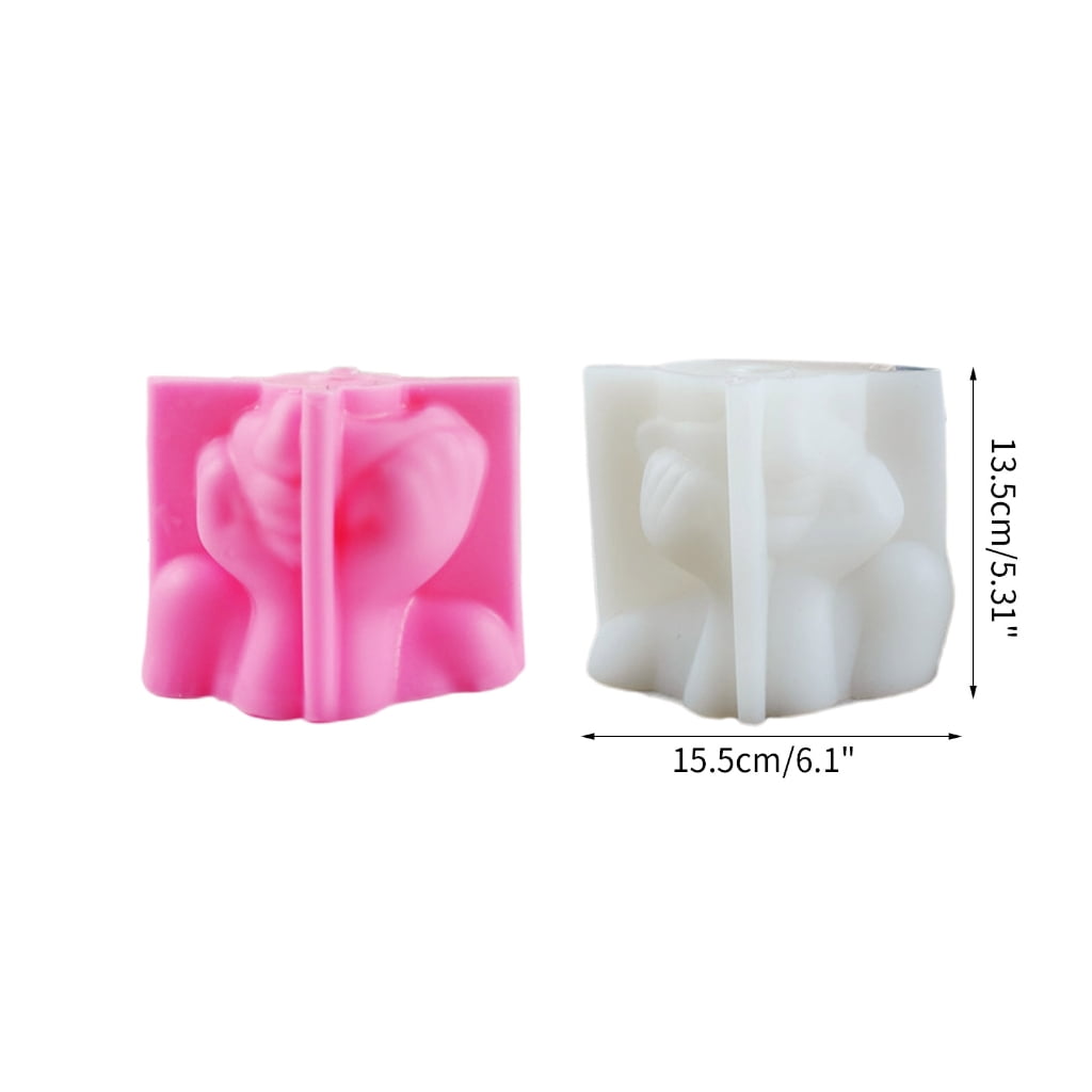 lanema Flowerpot Mold Resin Silicone Candle Mold Concrete Cements Clay Making Mould