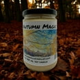 thumbnail image 4 of Autumn Magic Vegan Coconut Soy 12 oz/ 355 ml Candle Hand-poured, Eco-friendly, Clean Burning, Bakery, Food, Drink Wood Wick, 4 of 5