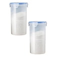 thumbnail image 1 of Oleegame 2PC Produce Storage Kitchen Storage Box Sealed Food Preservation Plastic Preservation Container Storage Tank Grains Sealed Can, 1 of 4