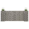 thumbnail image 1 of vidaXL H-Shaped Gabion Planter Steel Wire 260x40x100 cm, 1 of 4
