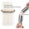thumbnail image 3 of EASTIN 2Pcs Magnetic Curtain Tiebacks, Decorative Rope Curtain Holdback Handmade Rope Clips Magnetic Buckle, 3 of 6