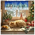 thumbnail image 2 of Cortina EZ.Enjoy Snowman Winter Valance 147x46 cm, 2 of 7