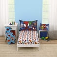 thumbnail image 6 of Marvel Spidey Let's Swing 2 Piece Toddler Sheet Set, Red, Blue, Sheet, Pillowcase, 6 of 8