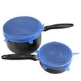 thumbnail image 4 of 6 Pcs/set Food Silicone Cover Universal Silicone Lids For Co, 4 of 5