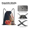 thumbnail image 4 of Gaeub Casino Poker Chips Drawstring Backpack Bag Sport Gym Sackpack Heavy Duty String Backpack for Men Women-Small, 4 of 6
