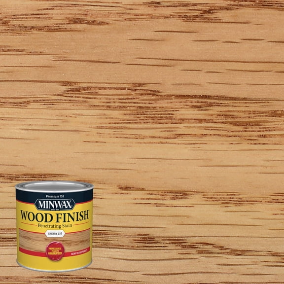 Minwax 223504444 Wood Finish, Cherry Stain, Half Pint